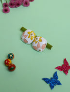 Floral Enamel Stud Earrings for Women | White & Yellow Gold-Tone Fashion Earrings